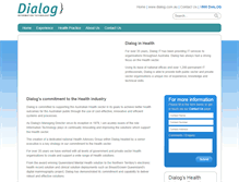 Tablet Screenshot of health.dialog.com.au