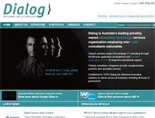 Tablet Screenshot of dialog.com.au